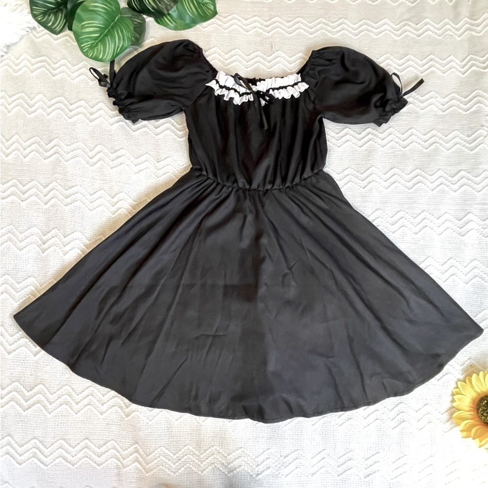 Women’s Mini Dress | Retro Puff Sleeve